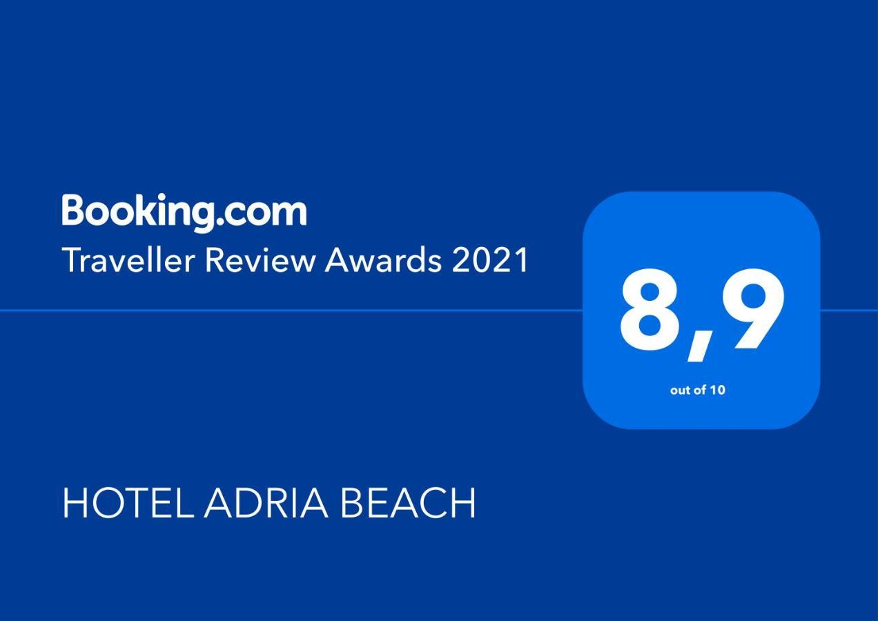 Hotel Adria Beach Rimini Esterno foto